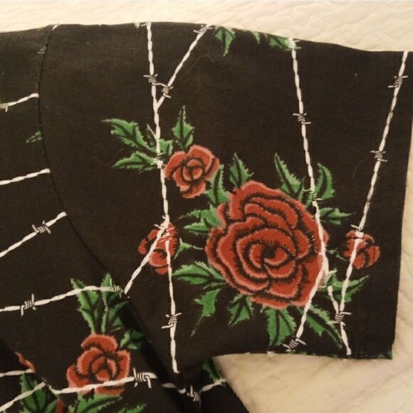 Vintage Enyce-Sean Combs 90's Apparel Hoodie Sweater Rose/Thorn NWT  L - Picture 5 of 6